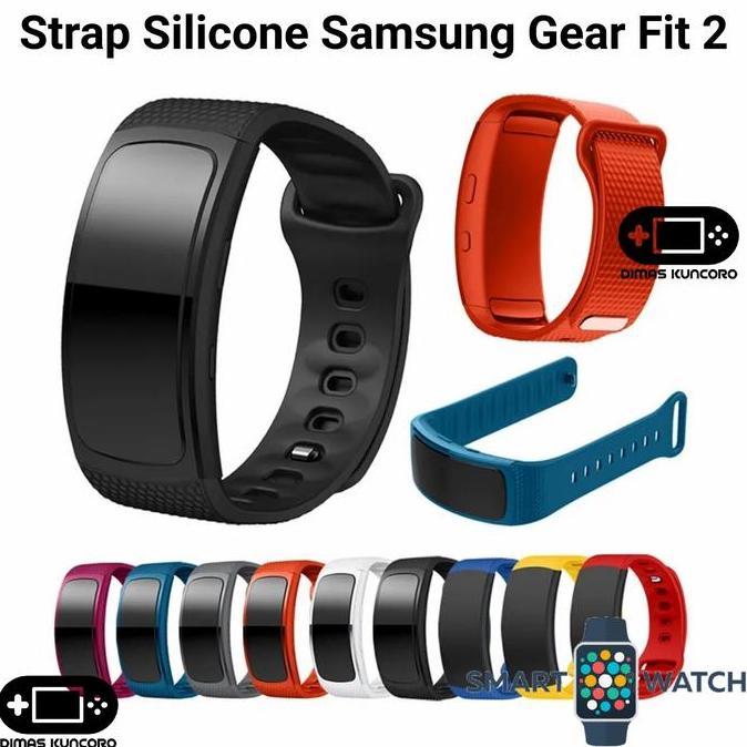 Strap Silicone Samsung Gear Fit 2 Pro tali rubber silikon samsung gear fit 2 pro R360 R365
