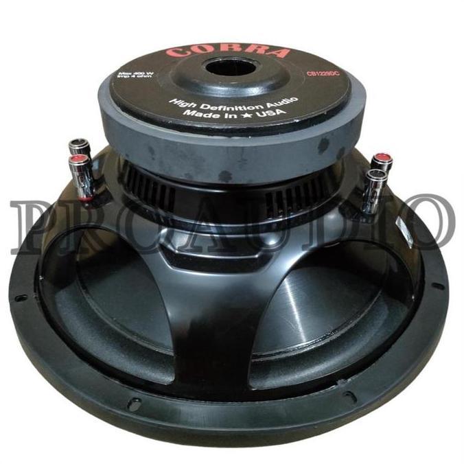 SPEAKER SUBWOOFER COBRA 12 INCH CB 1229DC DOUBLE COIL CB1229DC CB-1229