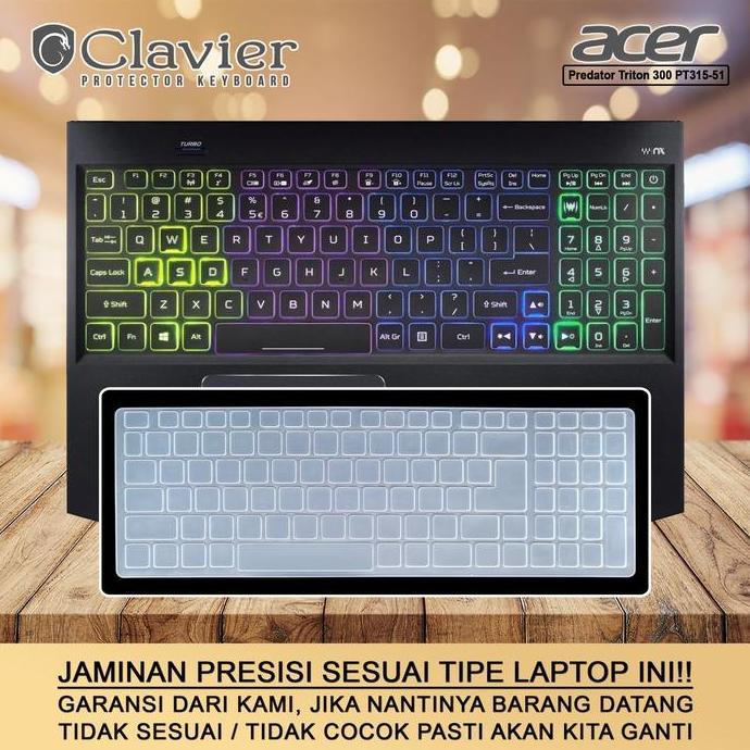 Cover Garskin Laptop Acer Predator Triton 300 PT315-51-58BG 740T 75MF