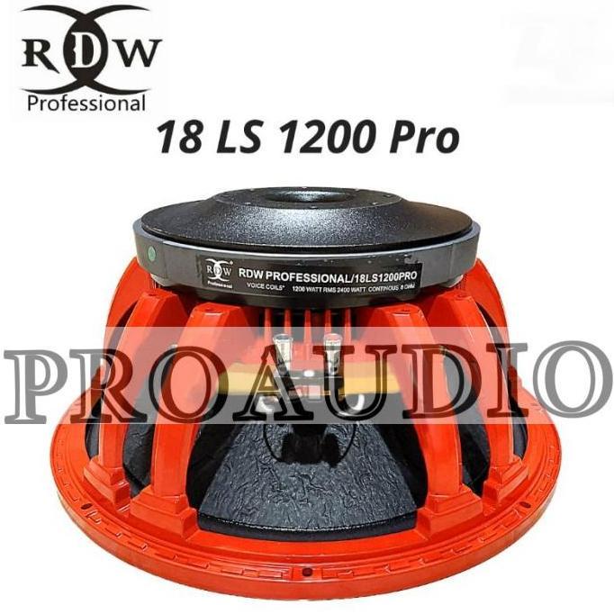 Speaker Komponen RDW 18 Inch 18 LS 1200 PRO 18 LS1200 PRO ORIGINAL