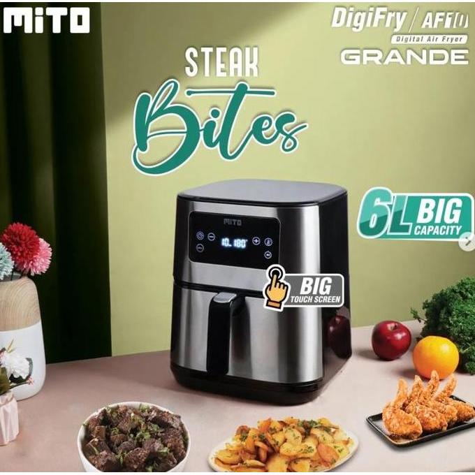 Air Fryer Mito AF 10 Jumbo 6 Liter Digital Airfryer Mito Grande AF-10