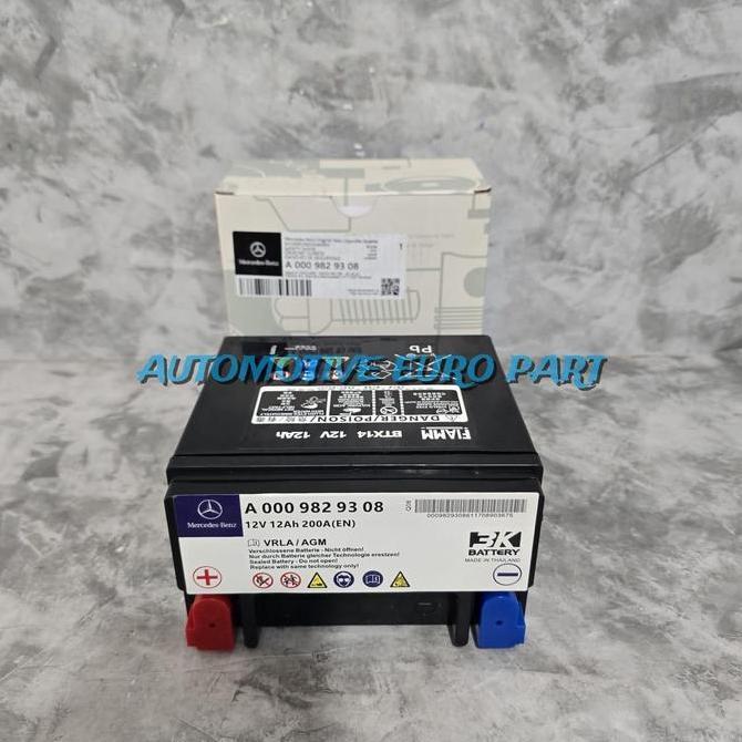 Promo Accu Aki Starter Battery Mercedes Benz W212 W211 W166 W221 Pnp A0009829308