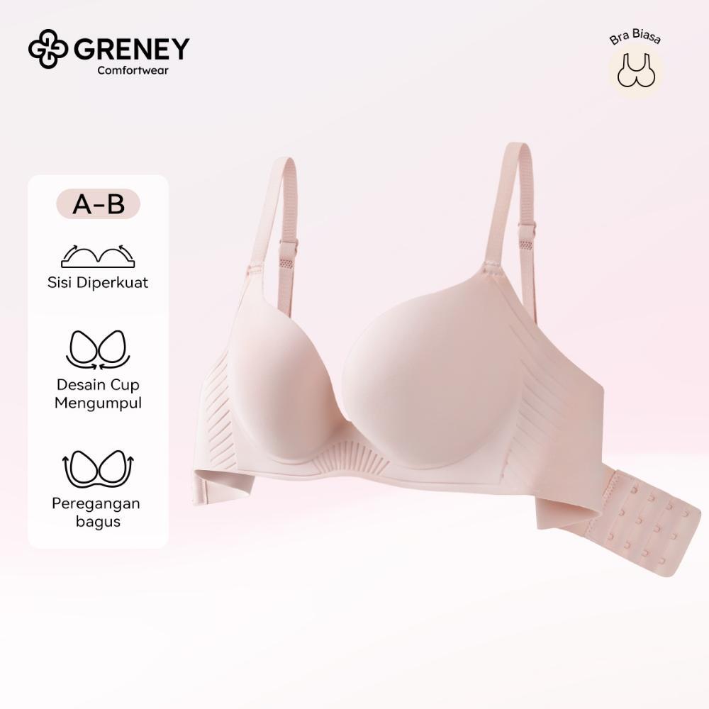 GRENEY-Bra seamless anti kendur menopang PD tanpa kawat tanpa tali mengumpulkan One Piece Warna Bh W