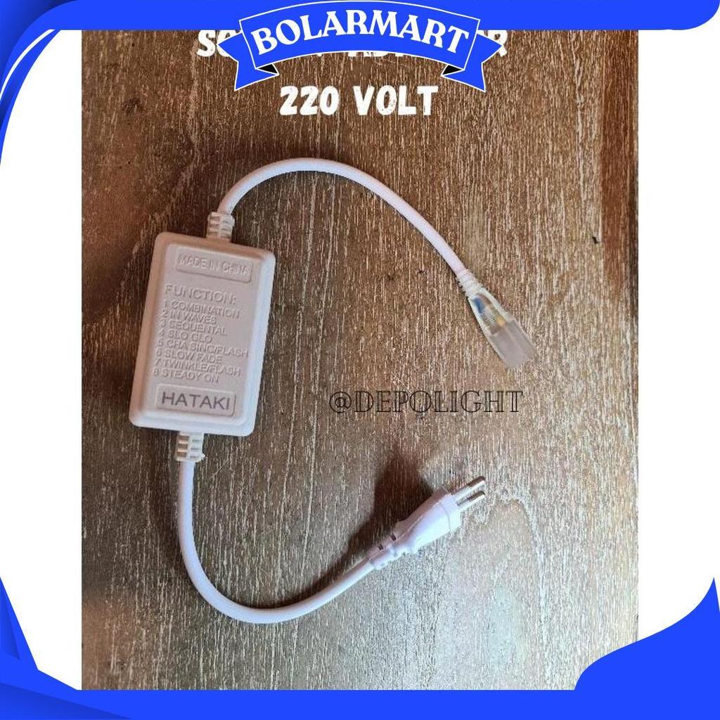 Soket Lampu Strip/Soket Rgb/Controller Rgb/Neon Flex/Adaptor Led Strip 220 Volt Cod