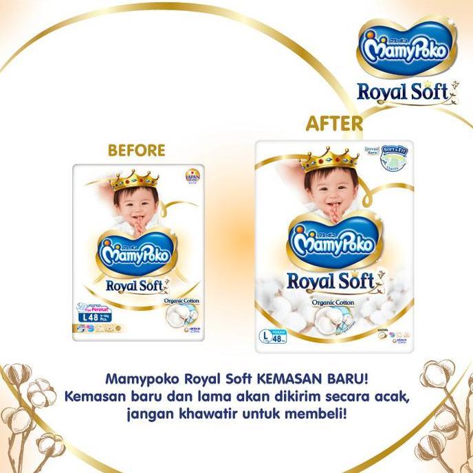 (Free) Totebag Sambal - Mamypoko Perekat Royal Soft Organic - Popok Perekat - 3 Pack/1 Karton