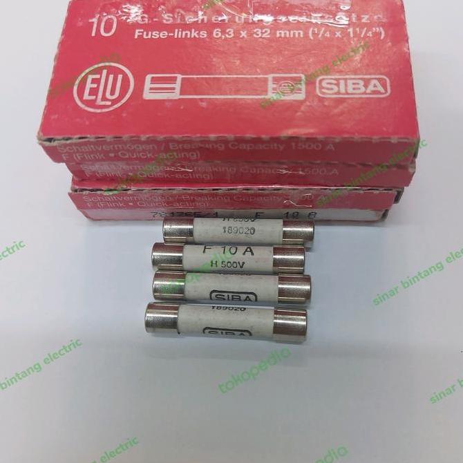 Promo FUSE KERAMIK 6.3 X 32mm SIBA GERMANY Diskon