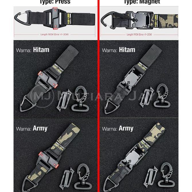 Plato Carabiner Gantungan Kunci Tas Multifungsi Hook Keychain Hook