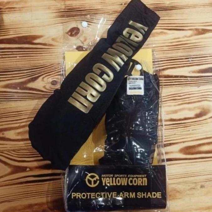 YELLOW CORN ARM SLEEVE YAS 001 GOLD MANSET RIDING YELLOW CORN ORIGINAL Terlaris