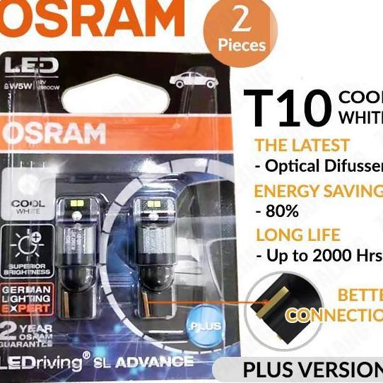 Osram Led Mobil T10 Lampu Kecil Lampu Kota Lampu Kabin Mobil