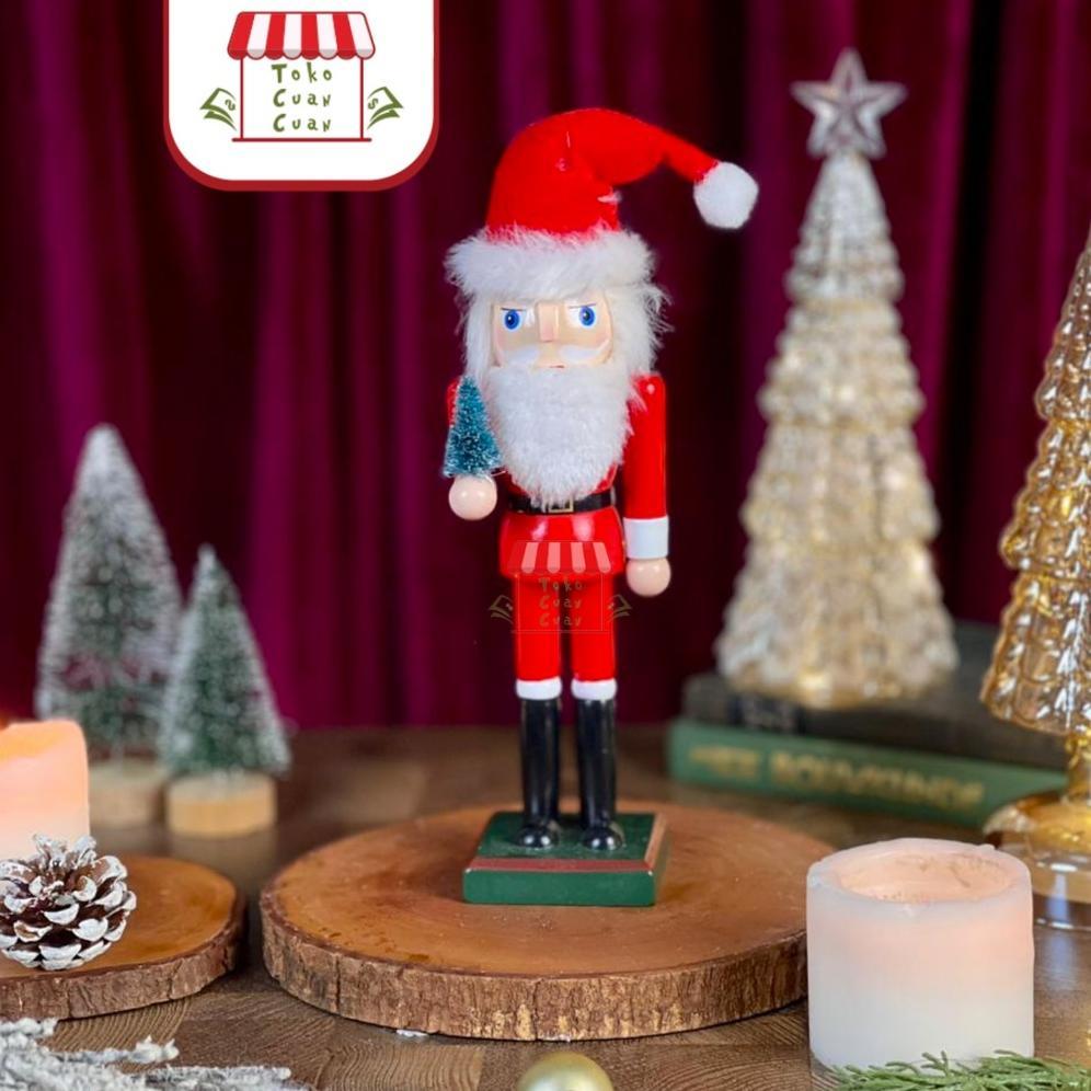 Guntarya Tcc Christmas Nutcracker Soldier Patung Natal Dekorasi Natal Hiasan Natal Impor Aksesoris N