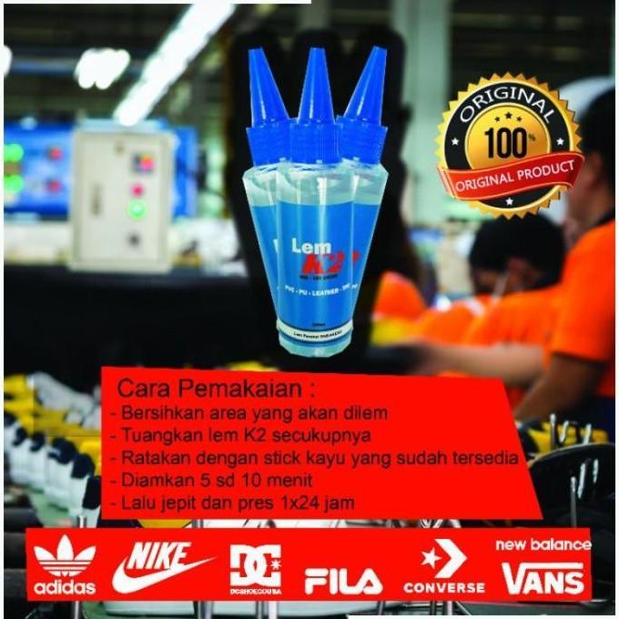 New- LEM SEPATU SUPER KUAT BENING/TRANSPARANT 100ml ORIGINAL K2 - SNEAKERS