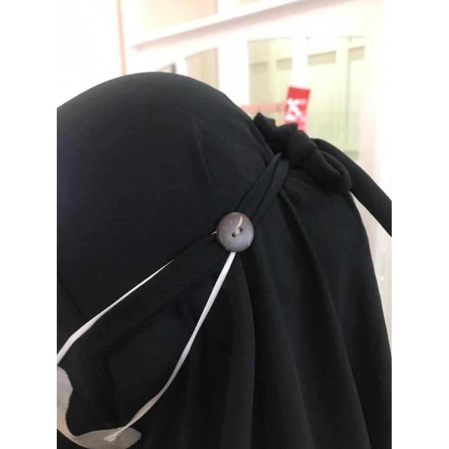 New- "NEW ARRIVAL" NIES OUTFIT - SYAHIRA BUTTON MASK Khimar dengan Kancing