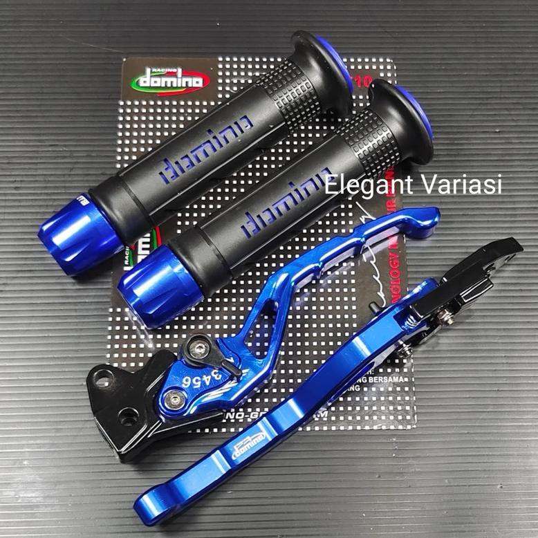 Paket 3in1 / Handgrip dominoo + Jalu stang cnc + handle stelan cnc Mio Vario Beat RK king Vixion aer
