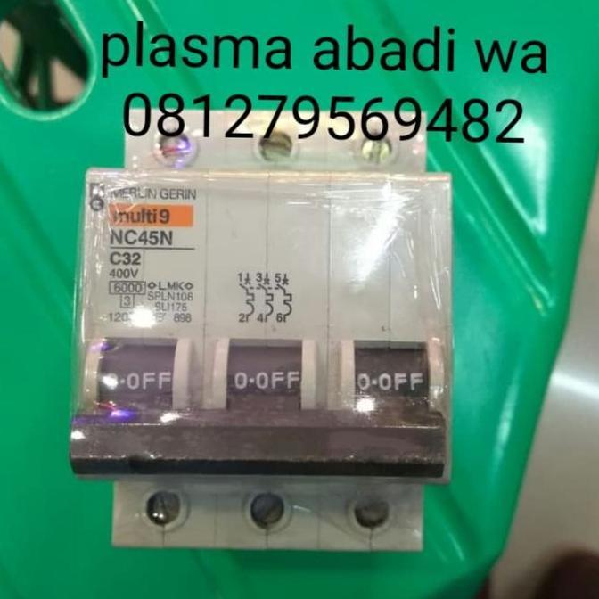 Promo MCB Merlin Gerin 3 phase 32A Diskon