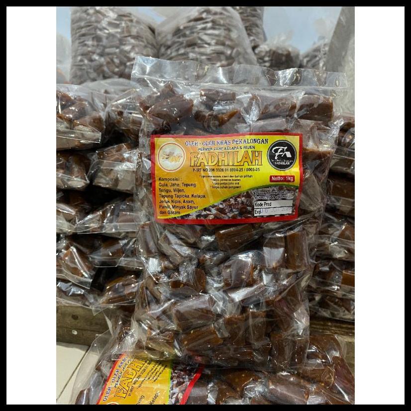 PERMEN JAHE KELAPA WIJEN FADHILAH PEKALONGAN 1KG
