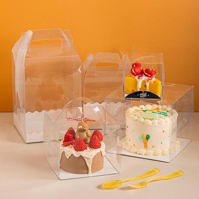 New- KOTAK KUE MIKA BOX CAKE ULTAH 20x20 KOREAN CAKE MIKA KK01 UNIK ELEGAN