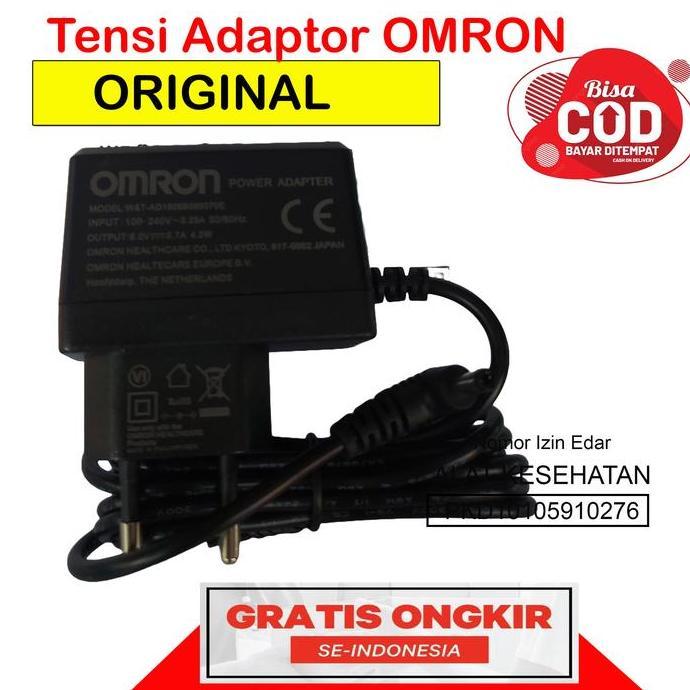Adaptor Tensi Omron Original Charger Power Supply untuk Alat Tensi Digital Omron Terlaris