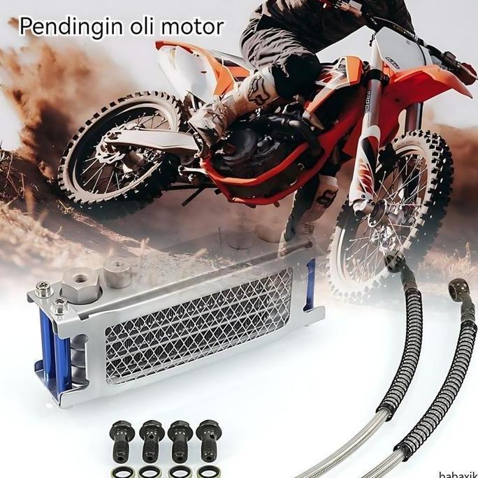 Daeloos - Universal Transmission Oil Cooler Radiator Pendingin Mesin Mobil