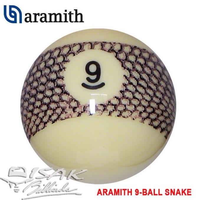 Aramith Snake 9-ball - Bola Biliar 9 Motif Ular - Billiard Pool Bilyar Terlaris