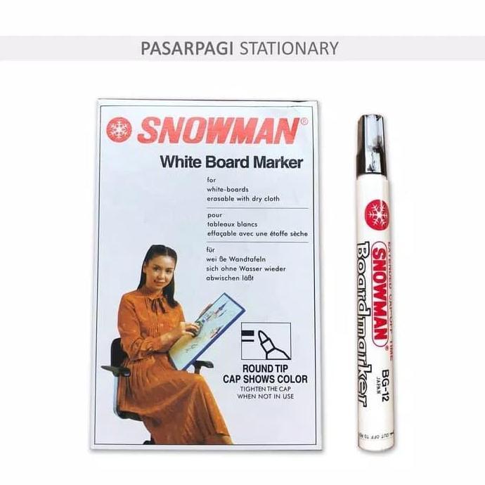 Spidol White Board Snowman