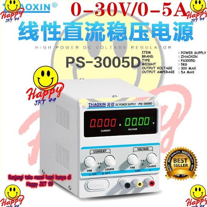 Promo Power Supply 30V 5A ZHAOXIN PS 3005D ORIGINAL Diskon