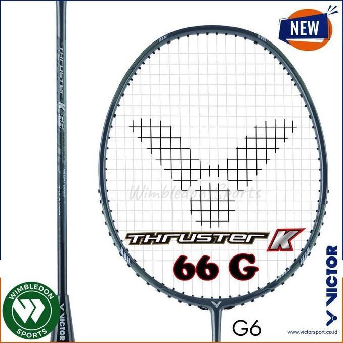 Raket Badminton Victor Thruster K 66 / Raket Victor TK-66 /TK 66 (66g) Terlaris