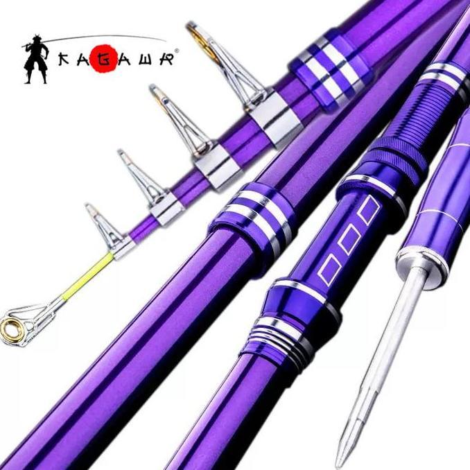 Joran Antena Joran Laut Telescopic Carbon 300 Carbon Action Hard