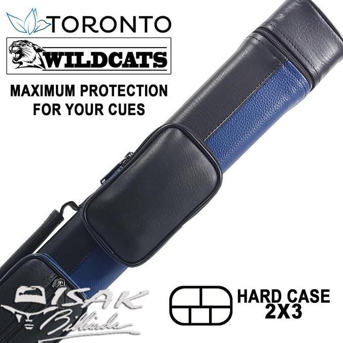 Toronto Wildcats 2x3 Case 329 - Tas Stick Cue Billiard Biliar 2B3S Terlaris