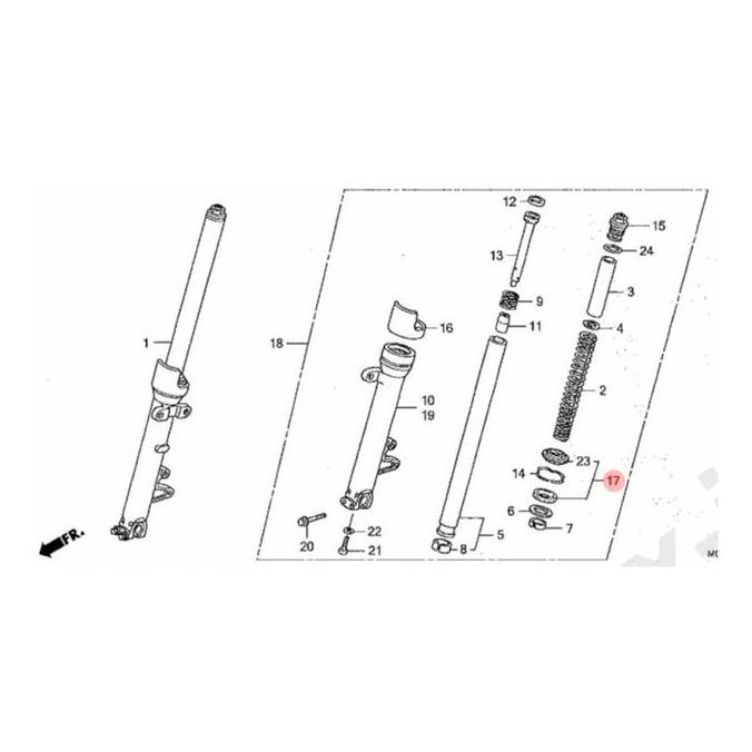 Sil Seal Shock Oli Debu Honda CB400 CB 400 VTec Terlaris