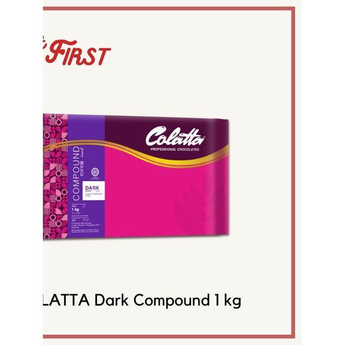 Colatta dark chocolate 1kg / colatta compound dark