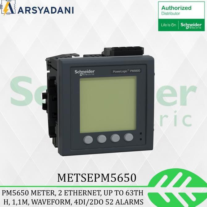 Promo SCHNEIDER - METSEPM5650 -  PowerLogic PM5000 , PM5650 Meter, 2 ethernet power  20  amper power