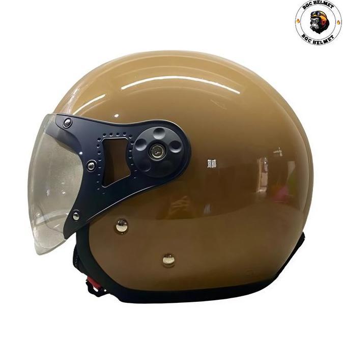 NIELS Bogo Hijab Cepol Retro Ori SNI Helm Half Face Untuk Wanita Remaja Dewasa Model YRH (COD) Motor