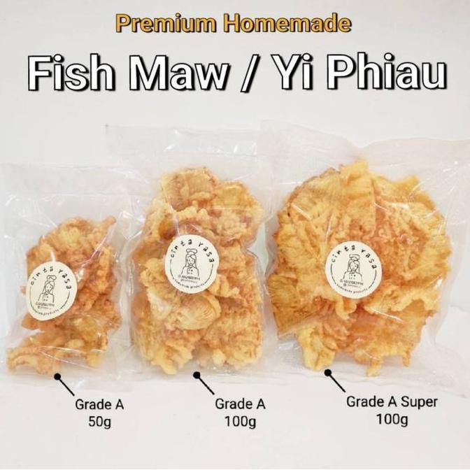 Hipio/Yi Phiau/Perut Ikan/Gelembus Ikan/Fish Maw