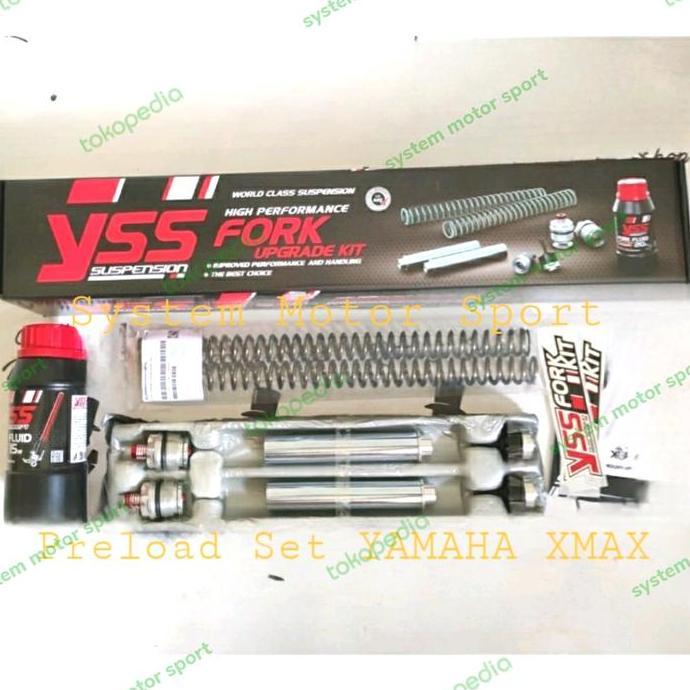 Preload Yss yamaha xmax. Front Fork preload XMAX ORIGINAL YSS Terlaris