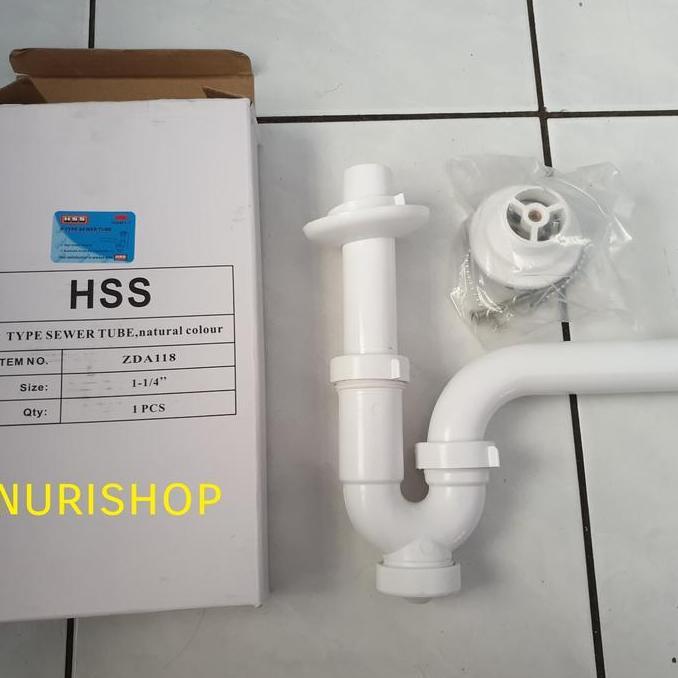 Sifon wastafel pvc/ avur/ sifon wastafel leher angsa/ bottle trap pvc