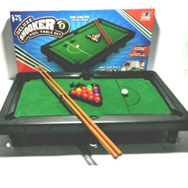 Mainan Billiard.Deluxe Snooker.Mainan Meja Billiard