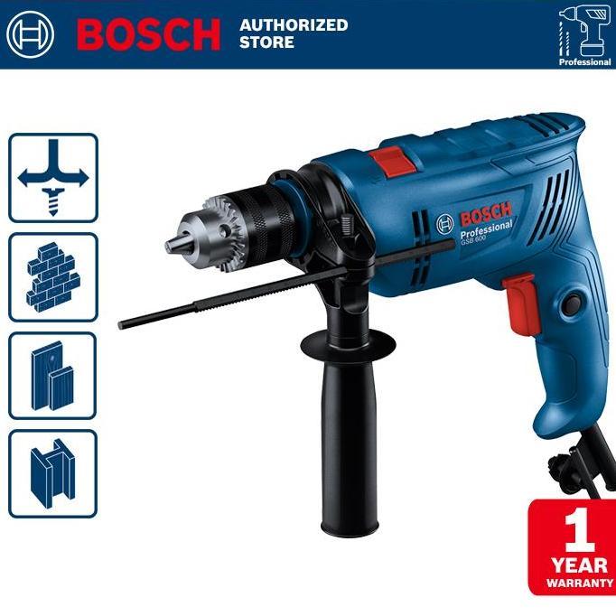 Promo Bosch Bor Impact Listrik Set 600W 13Mm Gsb 600 Fisherman Box