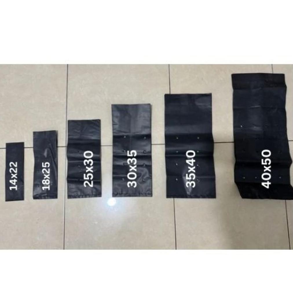 Promo Cod Plastik Polybag Tanaman 1Kg Hitam Kuat | Polybeg Tanaman | Ukuran 7X8 8X10 10X15 12X17 14X