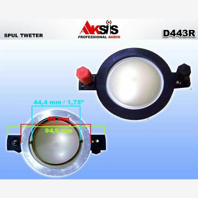 Rekonkit spol tweter 1.75 inci spul tweter spool tweter ori stx D443