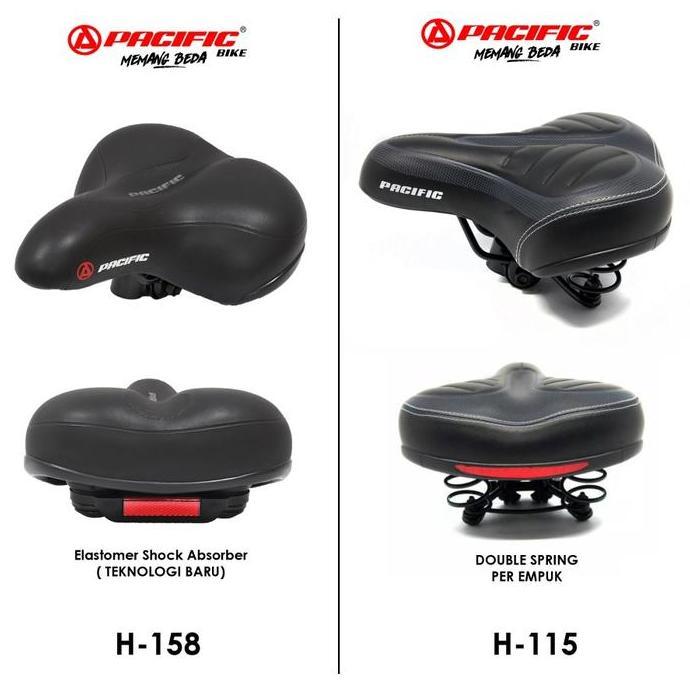 SADEL JOK SEPEDA LIPAT, MTB, DOUBLE PER SUPER EMPUK PACIFIC UNIVERSAL