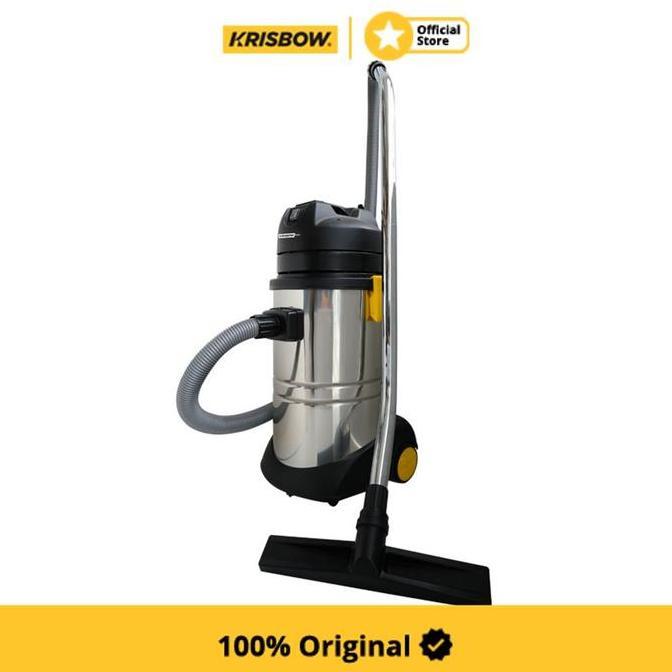 Terlaris Krisbow 30 Ltr Vacuum Cleaner Wet & Dry