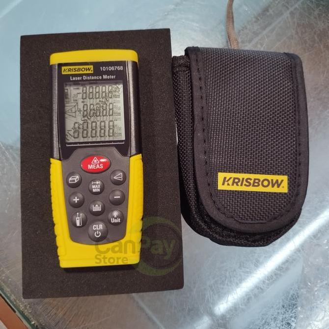 Terlaris Krisbow Meteran Laser Digital Compact 100 Mtr / Krisbow Laser Distance
