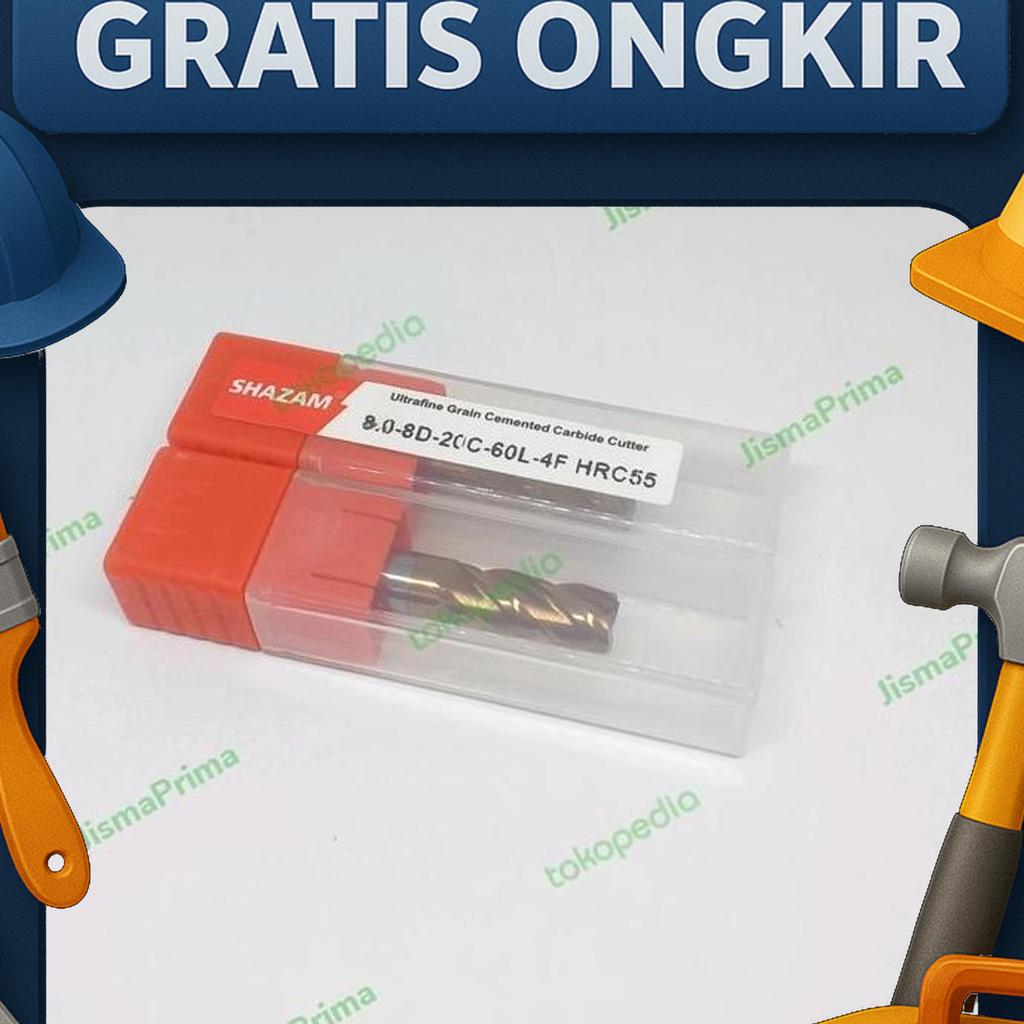 Endmill 8Mm Endmill Carbide 8Mm Endmill Hrc