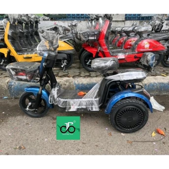 Sepeda Listrik (roda 3) Uwinfly Romeo + (Generasi TERBARU)