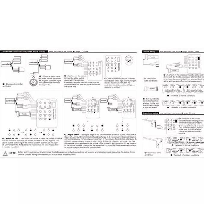 Bike Scooter Motor Tester tester controller BLDC TESTER tester controller sepeda listrik tester cont