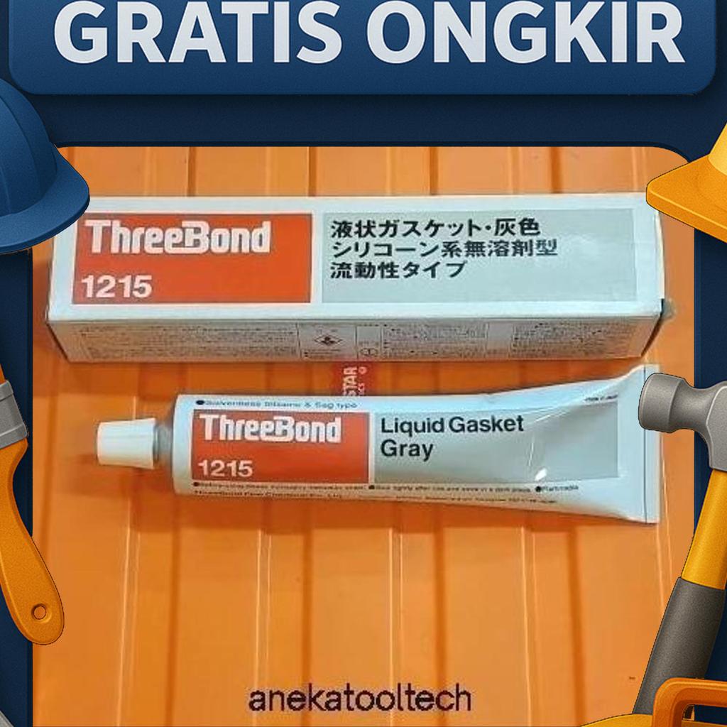 Threebond 1215 Liquid Gasket Gray Isi 250 Gram | Liquid Gasket Threebond 1215 Original
