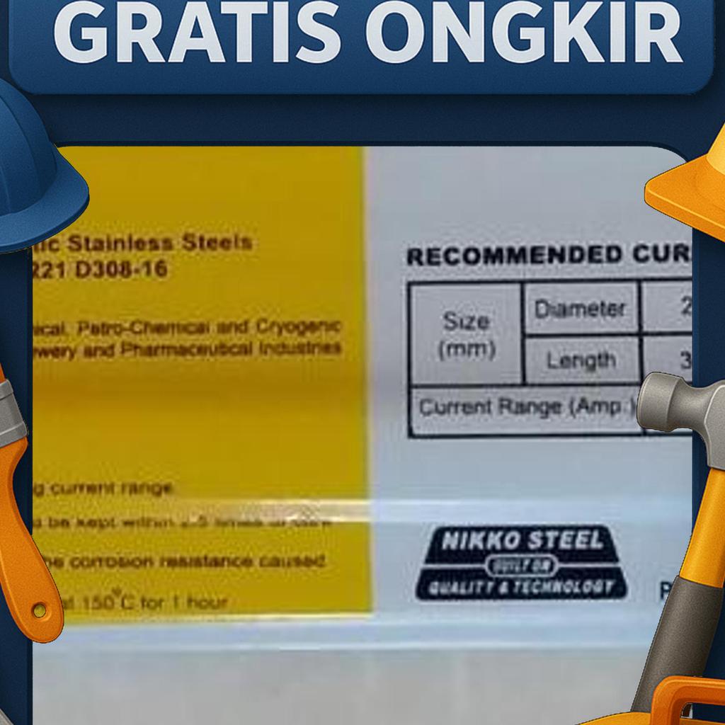 Kawat Las Stainless Nikko Steel Nsn-308 3.2Mm