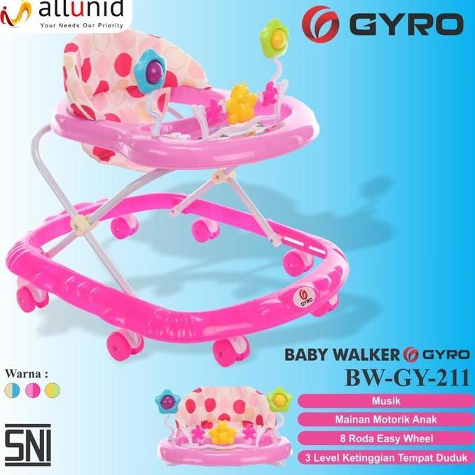 Baby Walker GYRO - GY 211 Kereta roda kursi makan anak