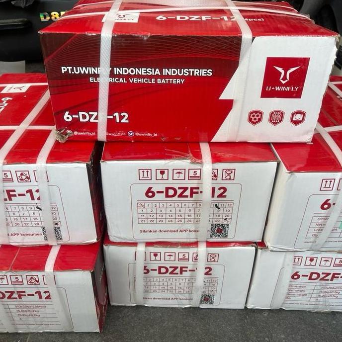 Baterai Aki Sepeda listrik Uwinfly 12ah 12volt