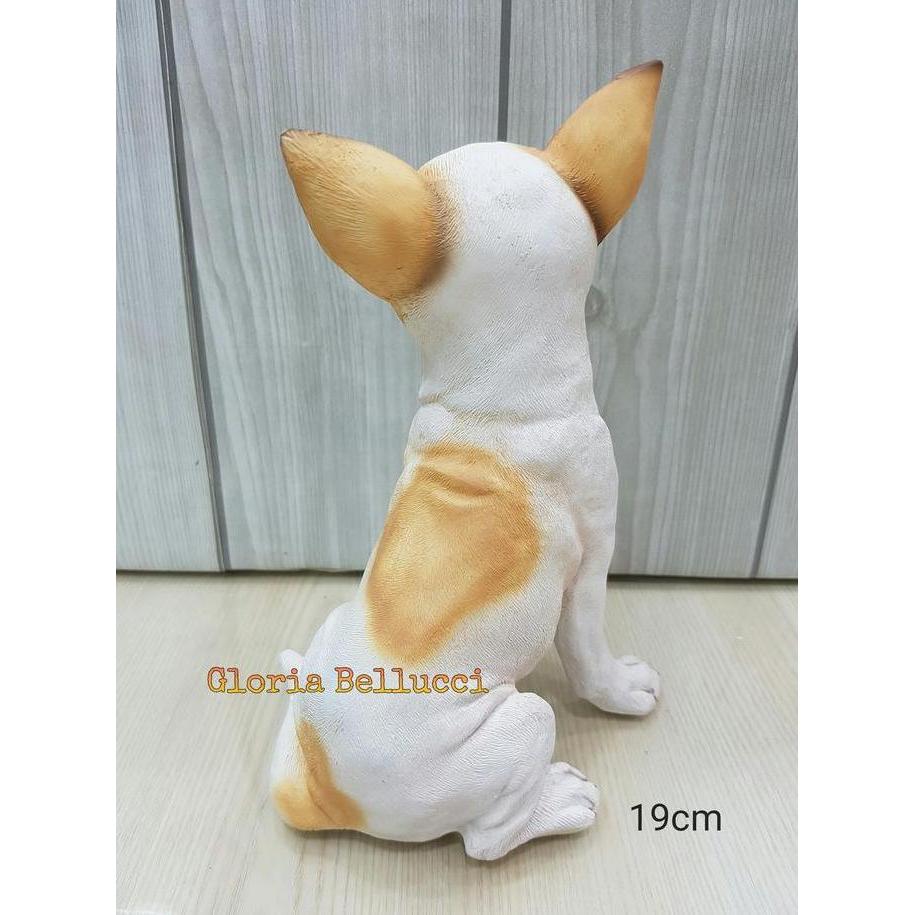 Patung Pajangan Miniatur Anjing Cihuahua Petshop